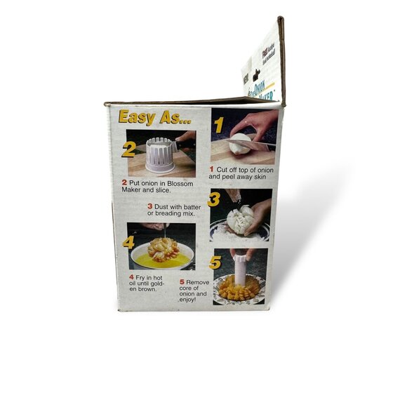 The Onion Blossom Maker Set Recipe Book Vintage 1998 - Picture 2 of 8